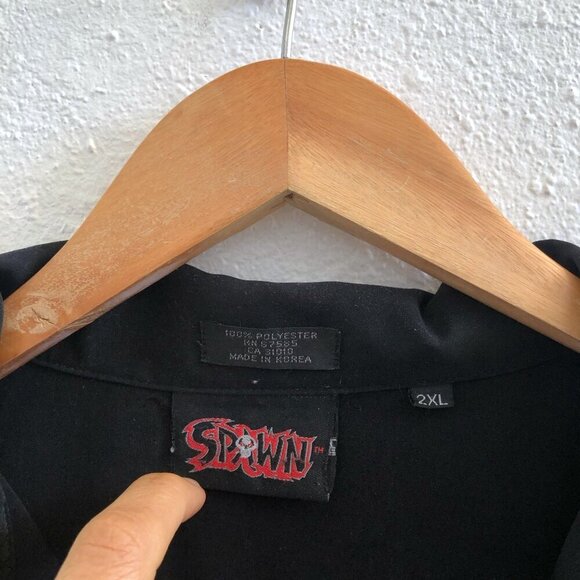 SPAWN 2002 Vintage Short Sleeve Button Up Shirt 2XL - Picture 7 of 8